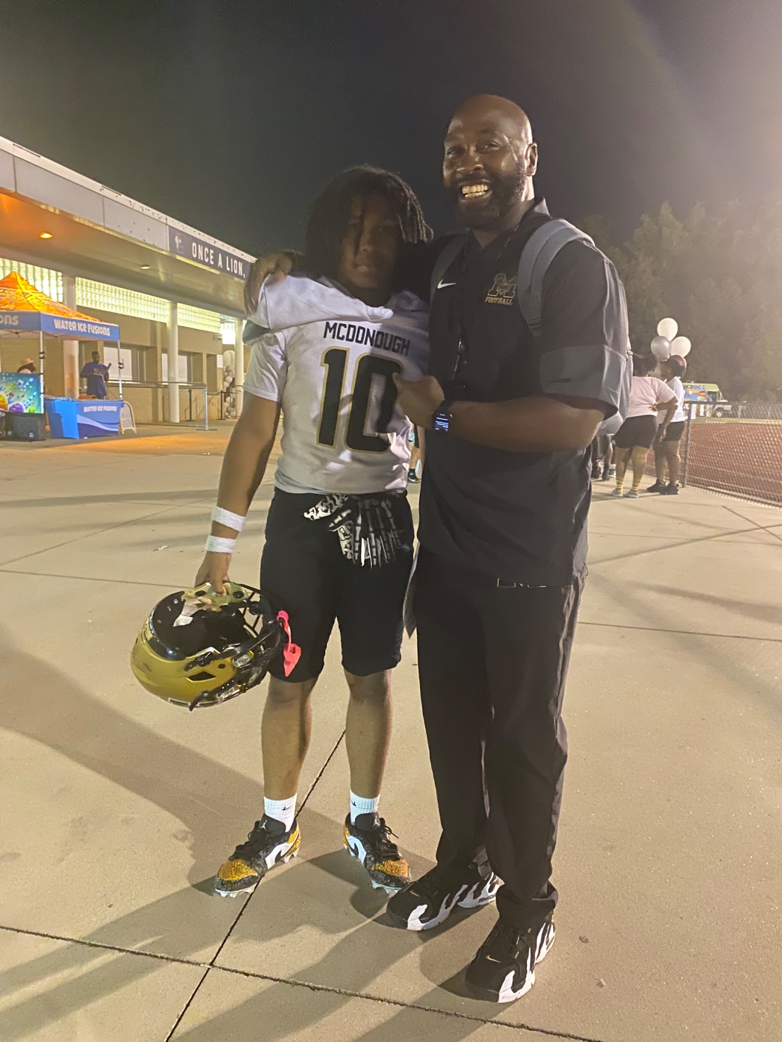 Dantae Moore Jr. number 10 during the Luella game