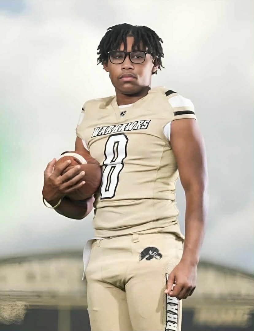 Dantae Moore Jr. in McDonough High School football uniform